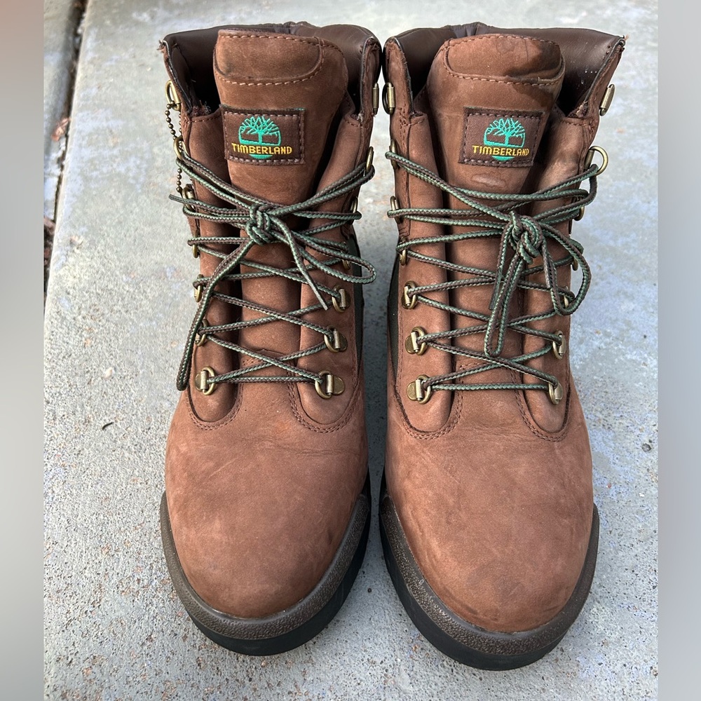 Timberland 6-Inch Waterproof Field Boots TB-0A18AH-D47 Dark Brown Sz 10 - Picture 2 of 9